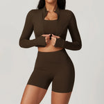 Load image into Gallery viewer, Three Piece Breathable Yoga Tracksuit Pro For Performance
