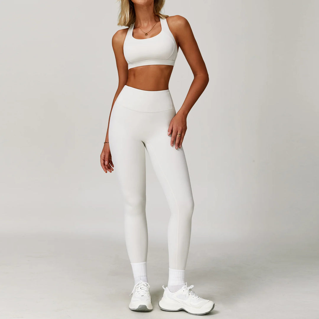 Two Piece Contour Tracksuit With Luxurious Leggings