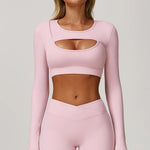 Load image into Gallery viewer, Sculpted Performance Long Sleeve Yoga Top Breathable
