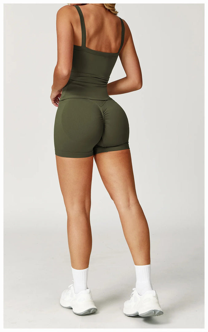 Seamless High Waist Studio Shorts Performance Luxe Elite