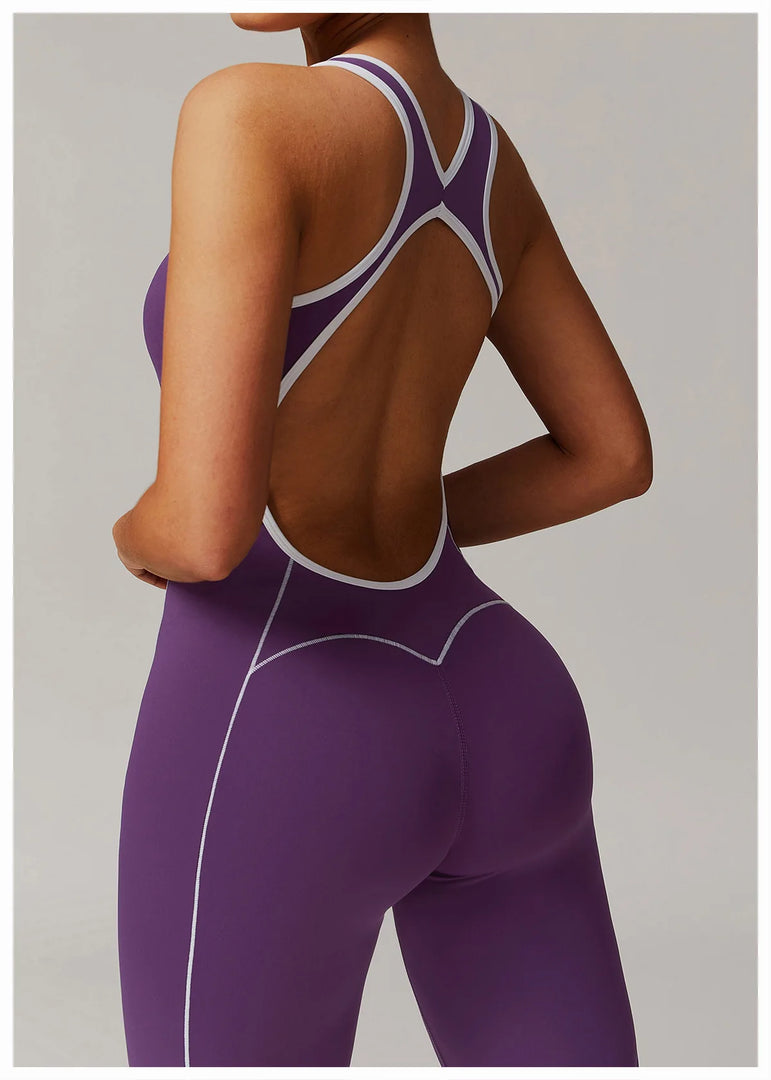 Sculpted Seamless One-Piece Yoga Jumpsuit Signature