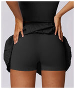 Load image into Gallery viewer, Pocketed High Waist Tennis Skirt Performance Wear Nylon
