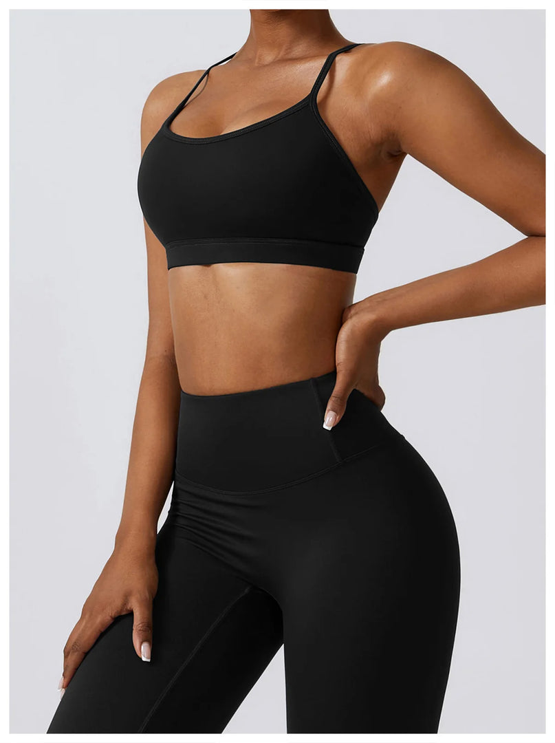 Contoured Interwoven Athleisure Long Sleeve Yoga Ensemble