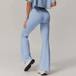 Load image into Gallery viewer, Breathable High Rise Contoured Bell Bottom Leggings
