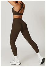 Load image into Gallery viewer, High Waist Contour Yoga Leggings Breathable Performance
