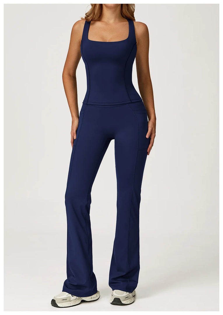 2 Piece Premium Luxe Contoured Tracksuit Nylon Knit