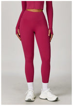 Load image into Gallery viewer, High Waist Contour Yoga Leggings Breathable Performance
