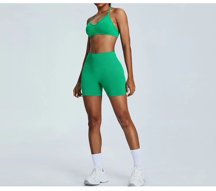 Luxuriant Seamless High Waist Sculpted Yoga Shorts