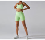 Load image into Gallery viewer, Seamless Contour 2 Piece Sculpted Yoga Wear Breathable
