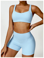 Load image into Gallery viewer, Contoured Padded Sling Seamless Sports Bra Quick Dry
