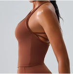 Load image into Gallery viewer, Cross Back Contour Seamless Sports Bra Performance
