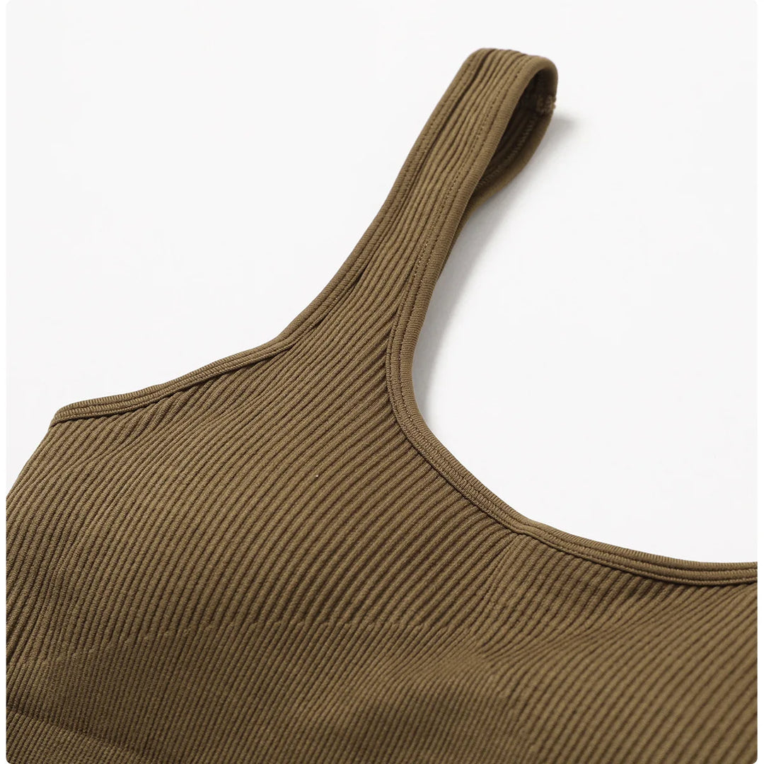 Spring Seamless Contour Yoga Body Suit Set Performance