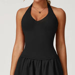 Load image into Gallery viewer, Seamless Contour Halter Bra Open Back Premium Breathable
