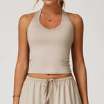 Load image into Gallery viewer, Breathable Impact Contour Yoga Sports Bra Elevation
