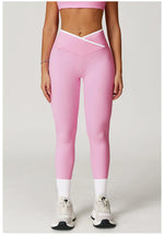 Load image into Gallery viewer, High Waist Sculpt Leggings Breathable Knit Performance Wear
