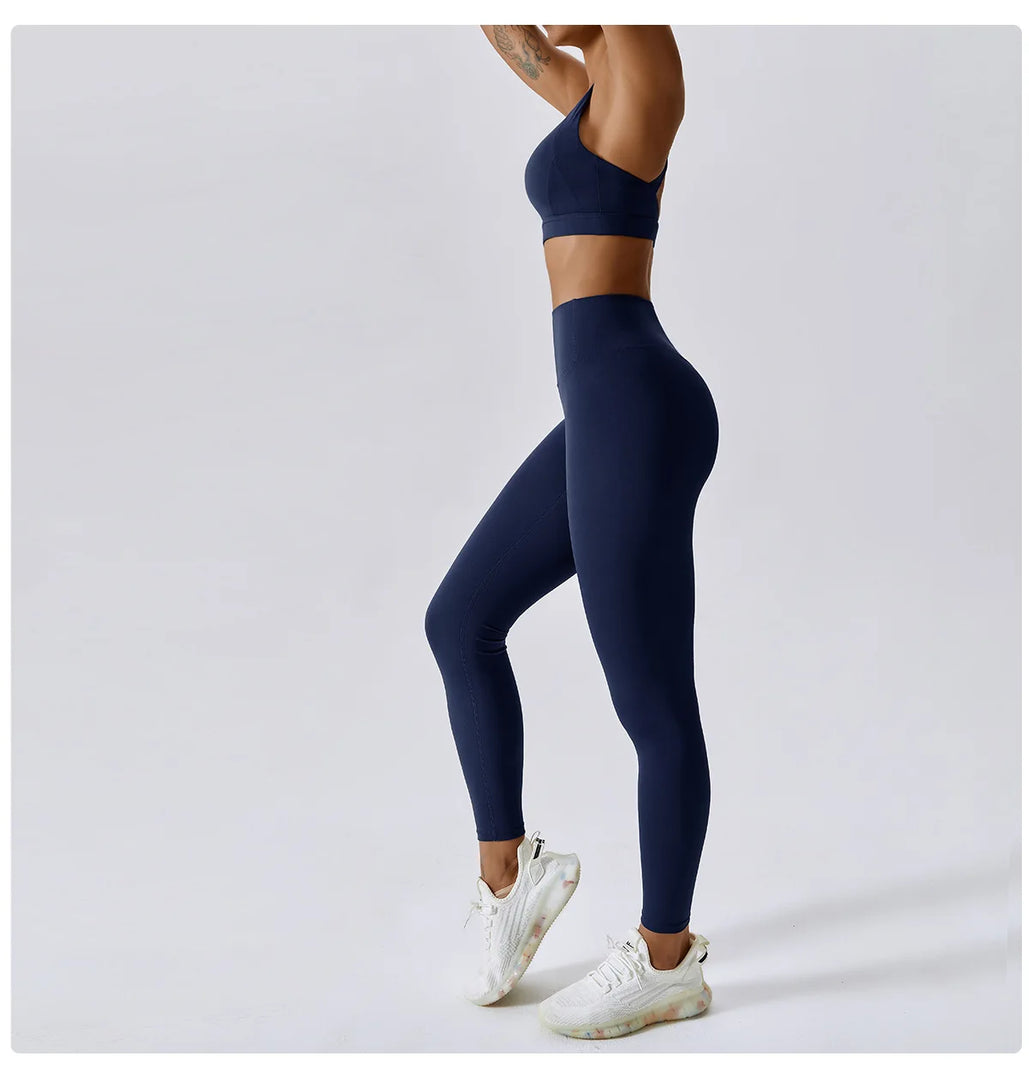 2 Piece Premium Contoured Performance Yoga Leggings