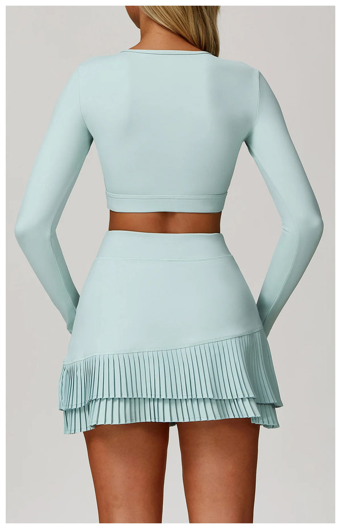 Sculpted Performance Long Sleeve Yoga Top Breathable