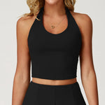 Load image into Gallery viewer, Halter Seamless Yoga Bra Vest with High Performance Fabric
