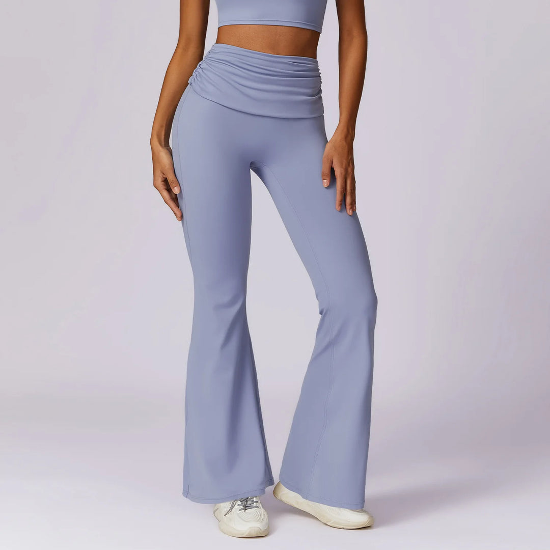 High Waist Flare Leggings for Studio Sophistication