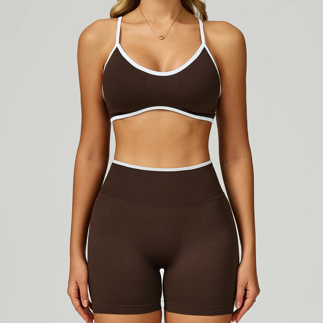 Seamless Contour Two Piece Yoga Set Luxe Performance Wear