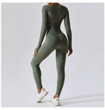 Load image into Gallery viewer, Seamless Contouring Yoga Bodysuit With Long Sleeves
