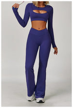 Load image into Gallery viewer, Sculpted Performance Long Sleeve Yoga Top Breathable
