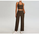 Load image into Gallery viewer, High Impact Ribbed Contour Sport Bra Breathable For Running
