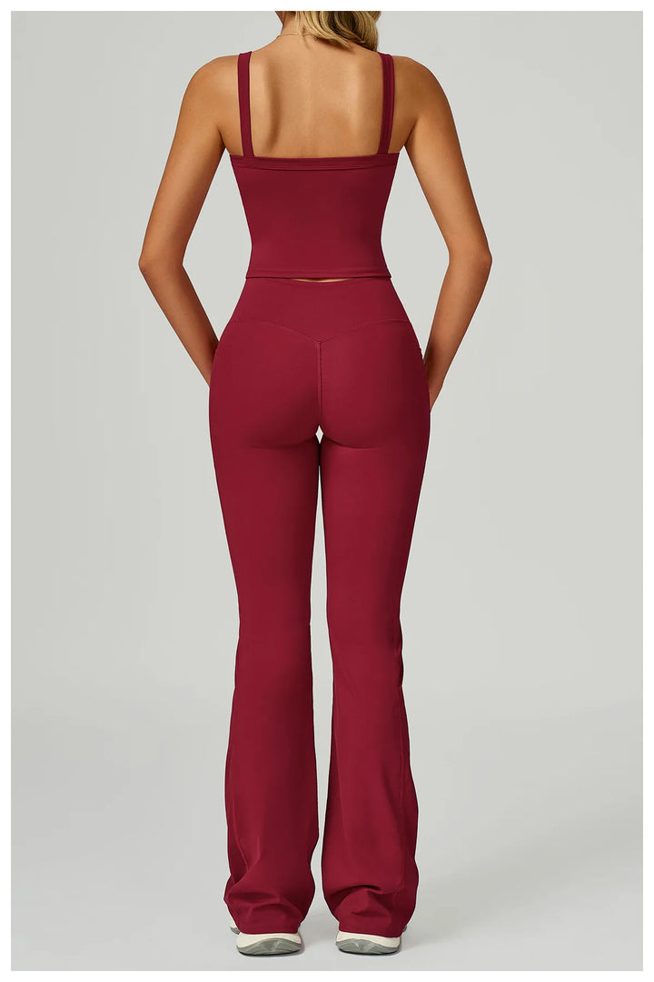 Two Piece Ultra Performance Yoga Luxe Set High Waist Band