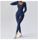 Load image into Gallery viewer, Seamless Contouring Yoga Bodysuit With Long Sleeves
