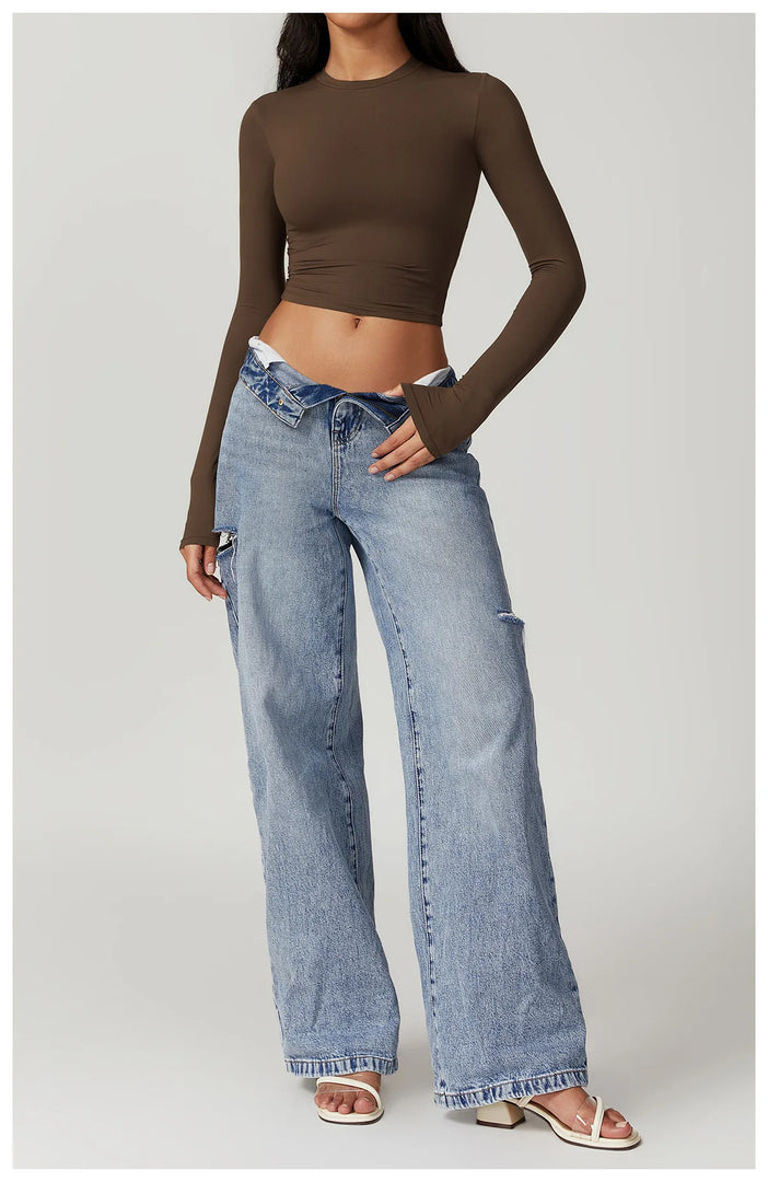 Breathable Seamless Contour Long Sleeve Top Performance