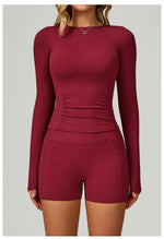 Load image into Gallery viewer, 2 Piece Contoured Breathable Yoga Ensemble Knitwear
