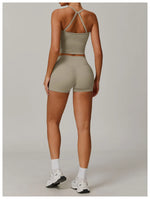 Load image into Gallery viewer, Running High Waist Contoured Scrunching Shorts Nylon
