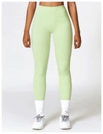 Load image into Gallery viewer, High Waist Contour Seamless Yoga Leggings With Performance

