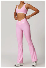 Load image into Gallery viewer, Color Block Bra Contoured Feather Weight Breathable
