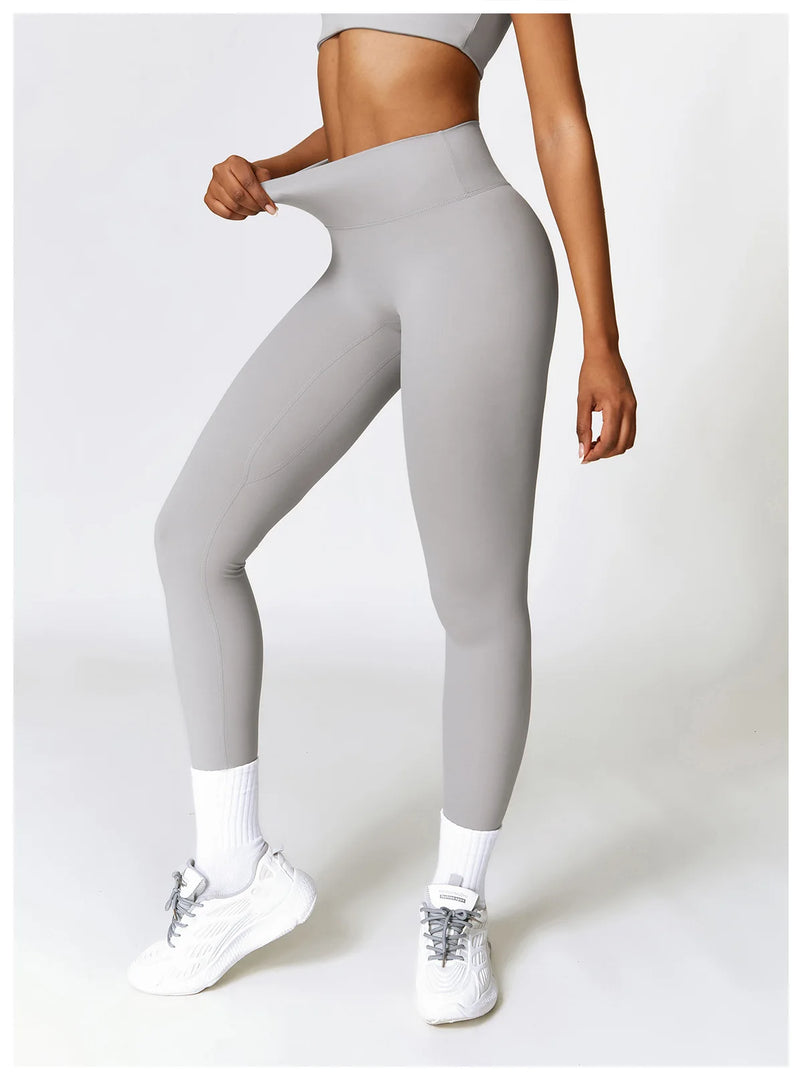 Seamless High Waist Contour Leggings For Performance