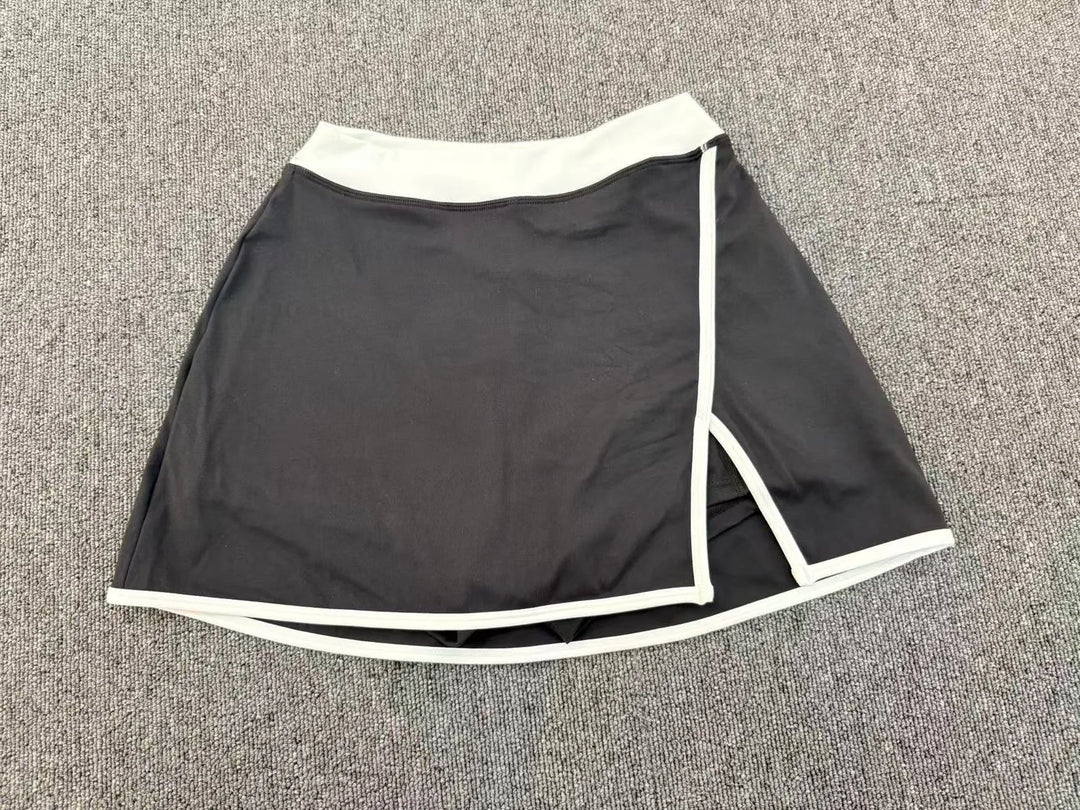 Patchwork Yoga Skirt Anti Glare Running Performance