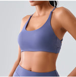 Load image into Gallery viewer, Cross Back Premium Contour Seamless Compression Bra
