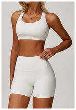Load image into Gallery viewer, High Waist Yoga Shorts Contour Moisture Wicking Breathable
