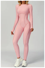 Load image into Gallery viewer, Seamless Contour Yoga Tracksuit Set Performance Wear
