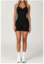Load image into Gallery viewer, Contoured Seamless Performance Jumpsuit Set Polyester
