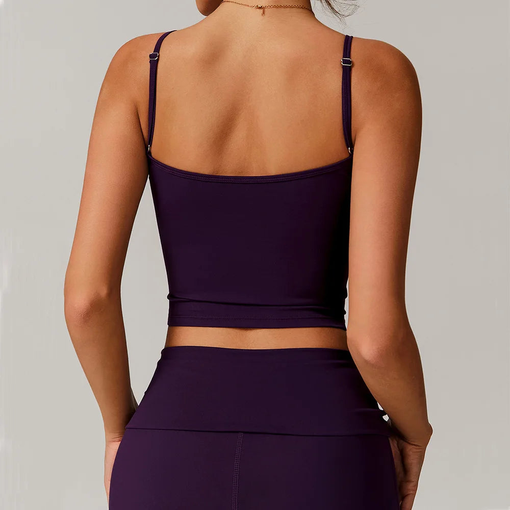 Quick-Dry Yoga Sports Bra High-Impact Training