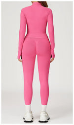 Load image into Gallery viewer, Seamless Contour Two Piece Yoga Set for Performance
