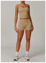 Load image into Gallery viewer, Running High Waist Contoured Scrunching Shorts Nylon
