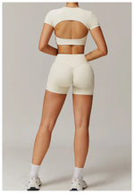 Load image into Gallery viewer, Seamless Contour Two Piece Yoga Set Luxe Performance Wear
