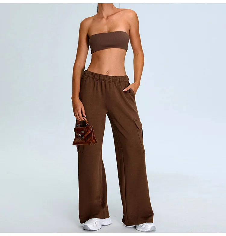 Strapless Moisture-Wicking Contour Yoga Bra for Performance