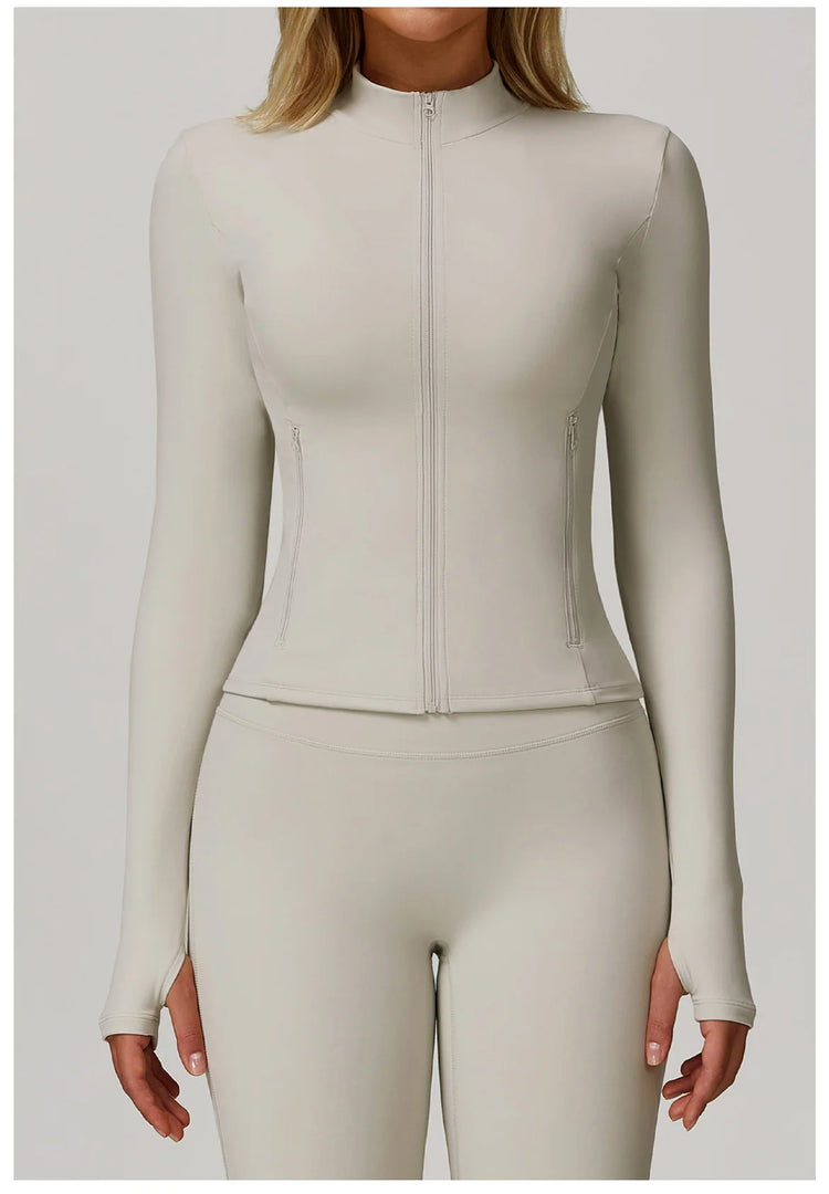 Premium Breathable Long Sleeve Performance Gym Top Nylon