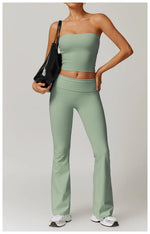 Load image into Gallery viewer, Sculpted Strapless Yoga Vest Contoured Support Brassiere
