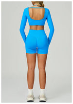 Load image into Gallery viewer, Seamless Contour 2-Piece Contemporary Yoga Set Breathable
