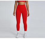 Load image into Gallery viewer, Seamless High Waist Leggings Moisture Wicking Contour
