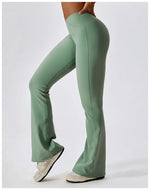 Load image into Gallery viewer, Contour High Waist Flare Leggings With Performance Wear
